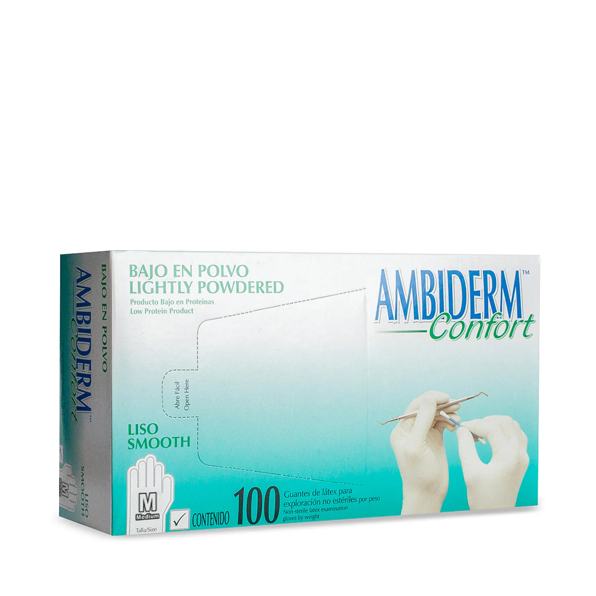 GUANTE NO ESTERIL CONFORT EXTRA CHICO AMBIDERM