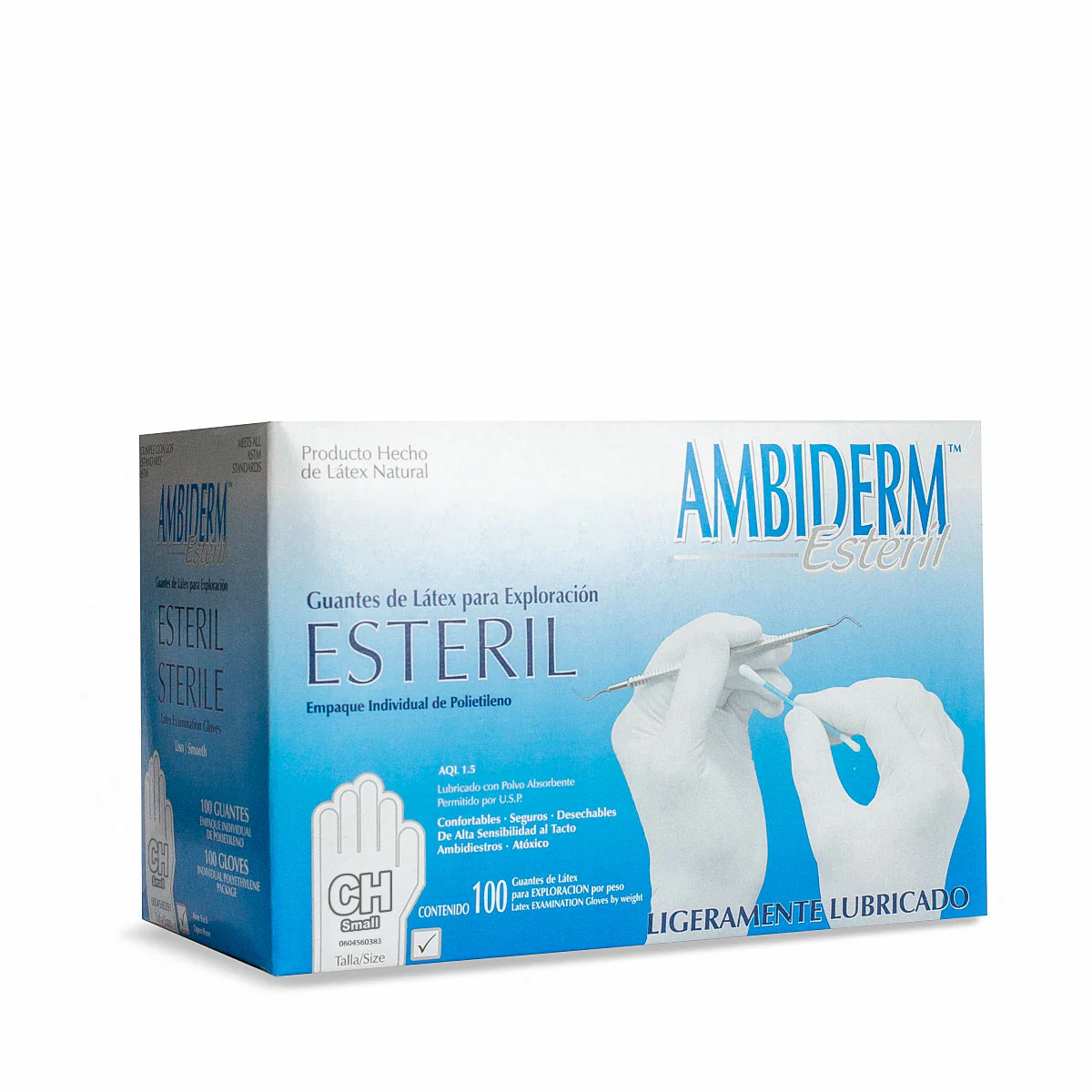 GUANTE ESTERIL CHICO AMBIDERM