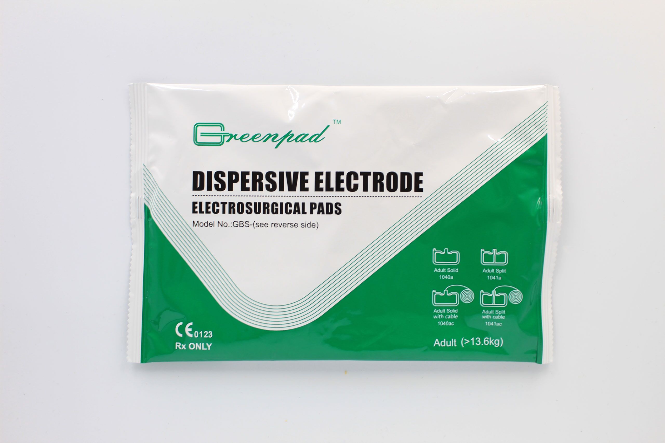 PLACA SIN CABLE PARA ELECTROCIRUGIA DESECHABLE MARCA OBS