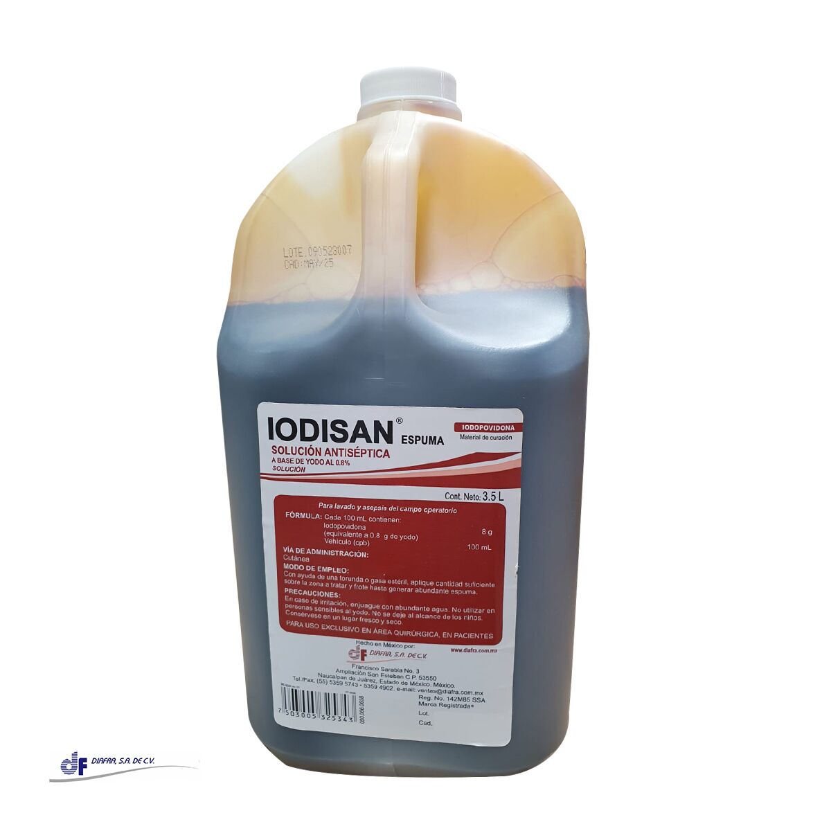 IODISAN ESPUMA GALON 3.5L DIAFRA